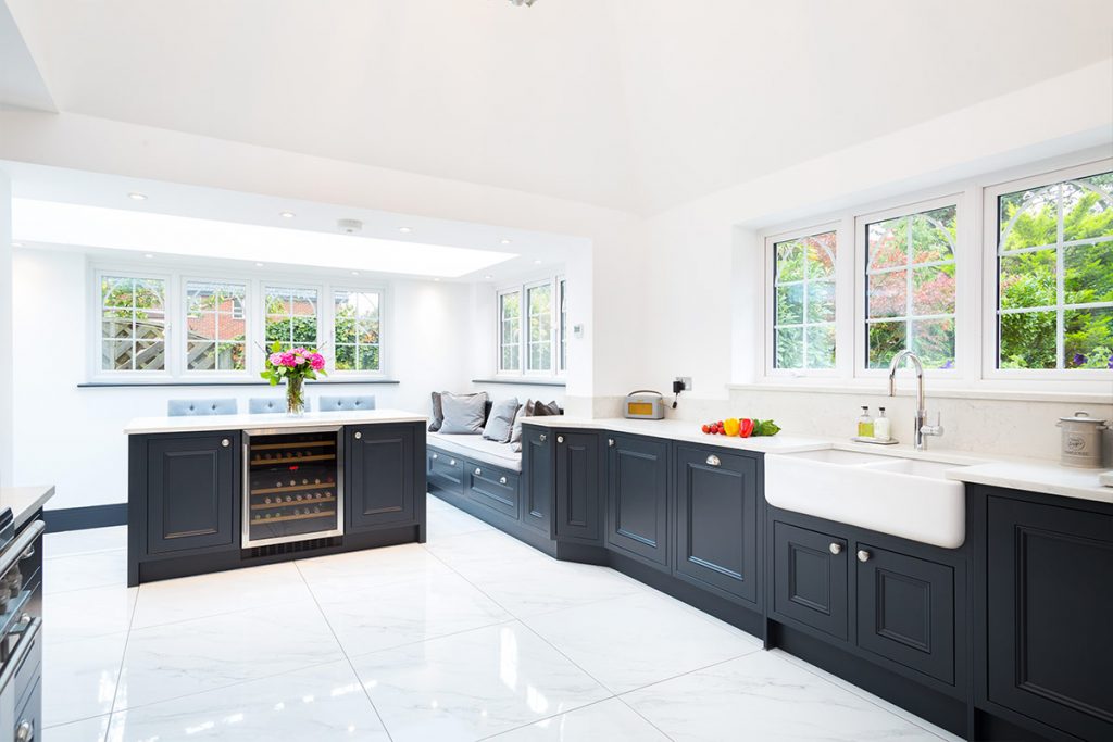 Bespoke In Frame Beaded Shaker Kitchen Shaker Kitchen Designers